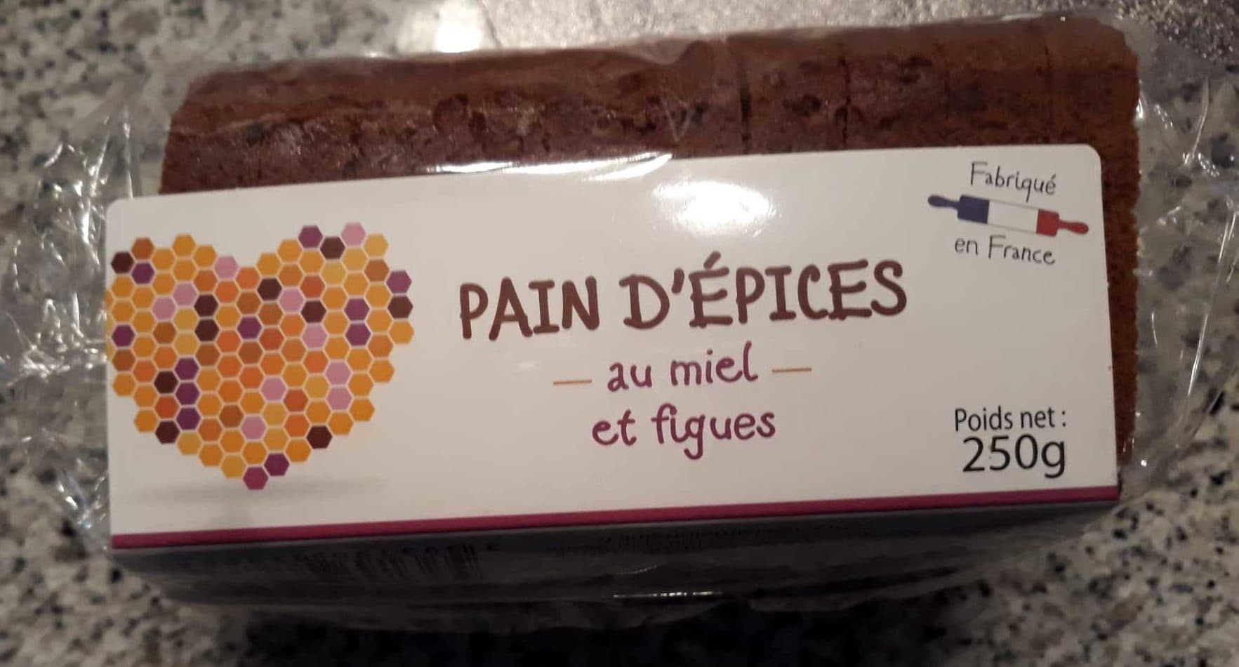 Open Food Facts Pain d'épices au miel et figues packshot