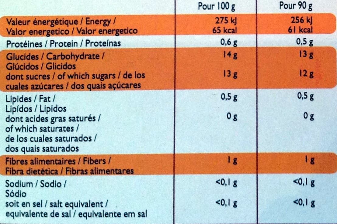 Leader Price Purée de Pomme banane packshot