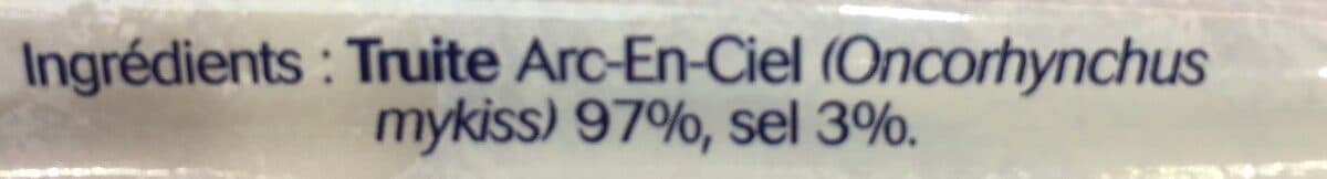 Open Food Facts Truite fumée packshot