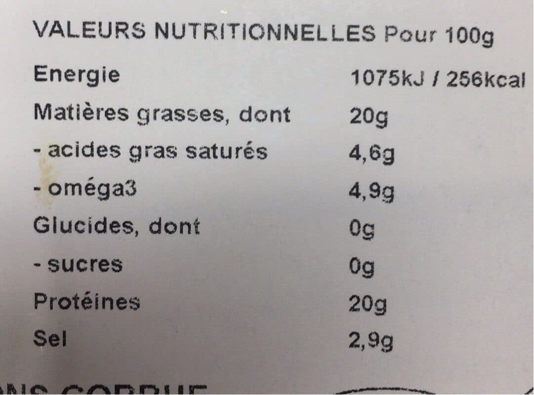 Open Food Facts Maquereau fumé aux herbes bio packshot
