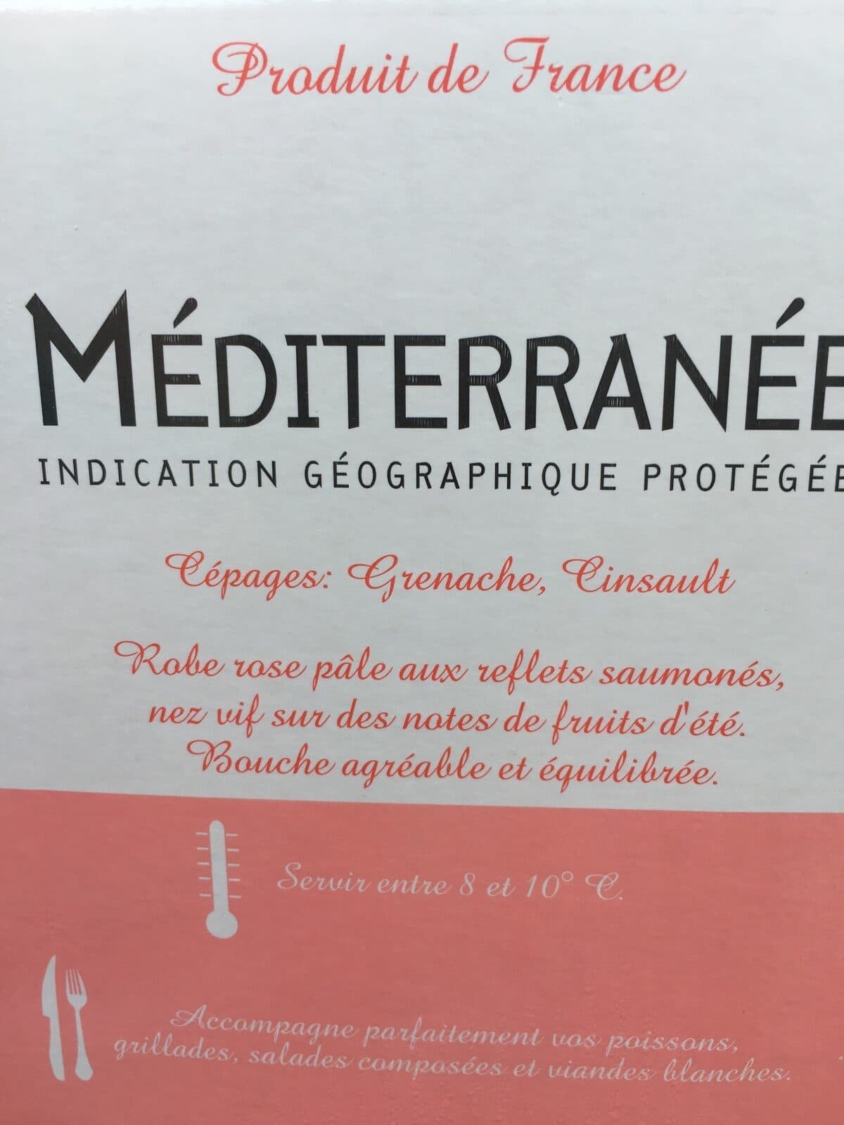 Open Food Facts Rosé mediterranée packshot