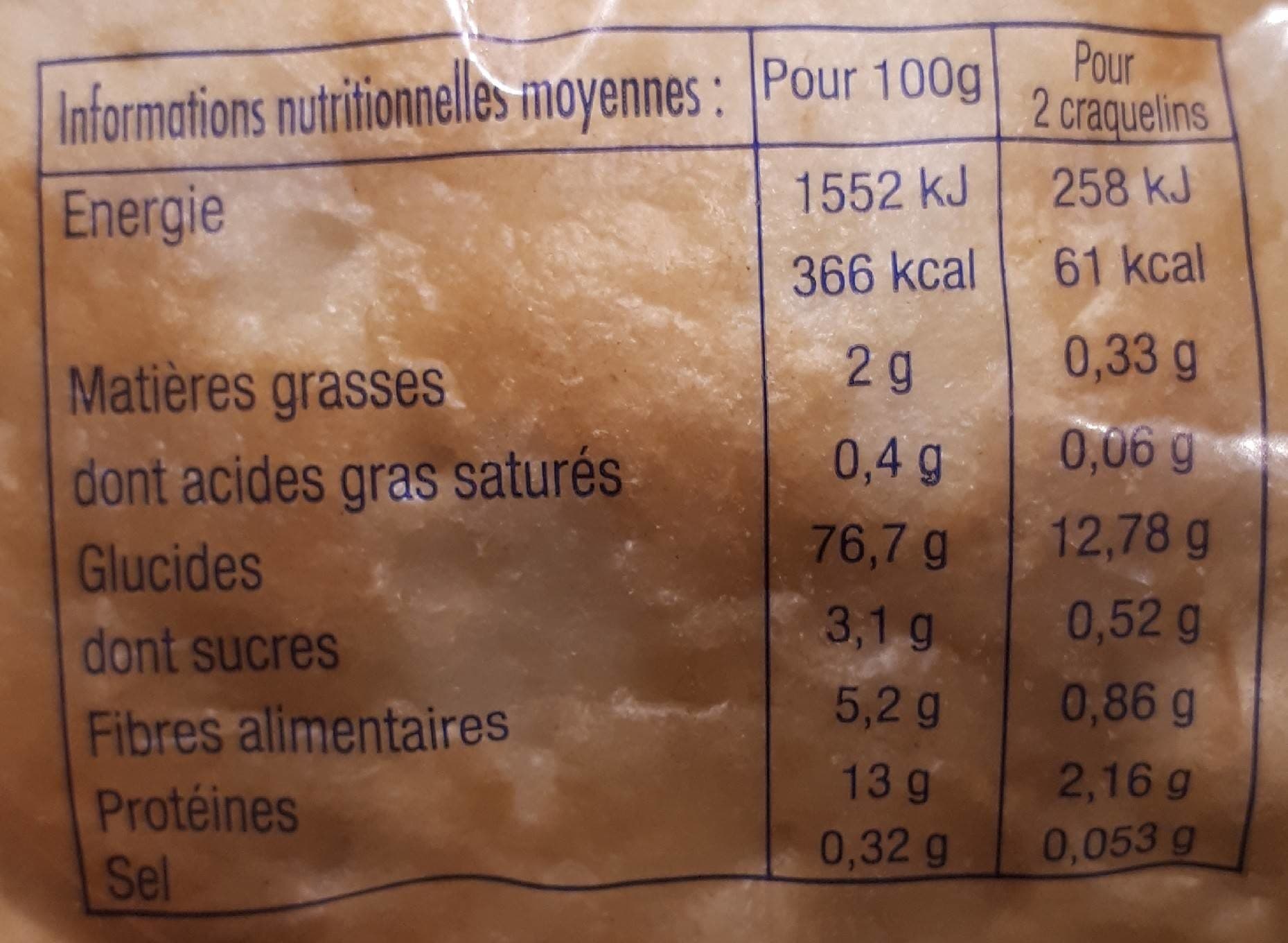 Craquelins de la Baie Craquelins packshot
