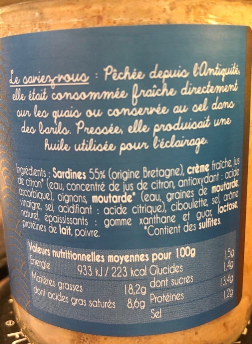 Le grand lejon Rillettes de sardines packshot