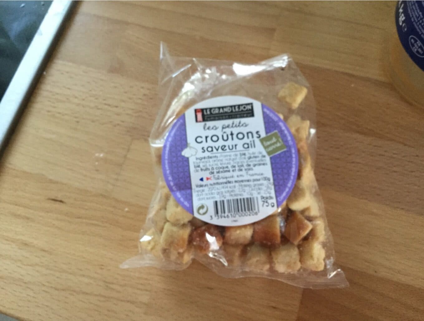 Le Grand Lejon Les petits croutons saveur ail packshot