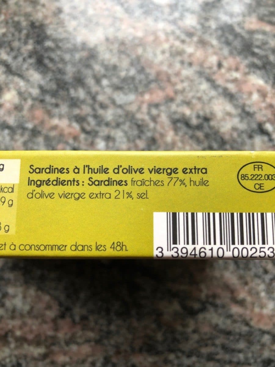 Le Grand Lejon Sardines à l'huile d'olive vierge extra packshot