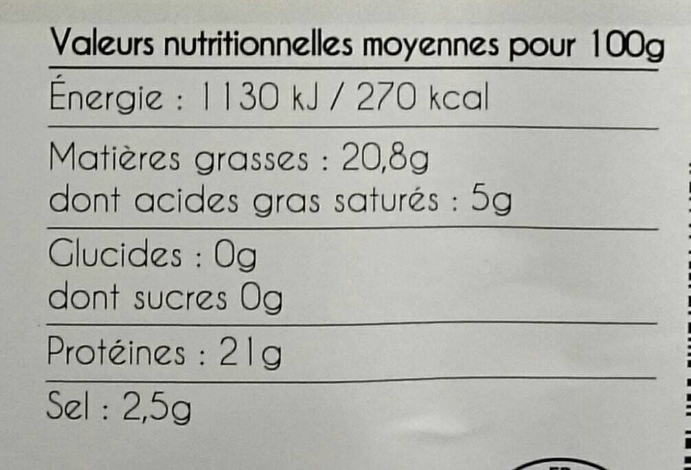 LE GRAND LEJON Le filet de maquereau au poivre noir packshot