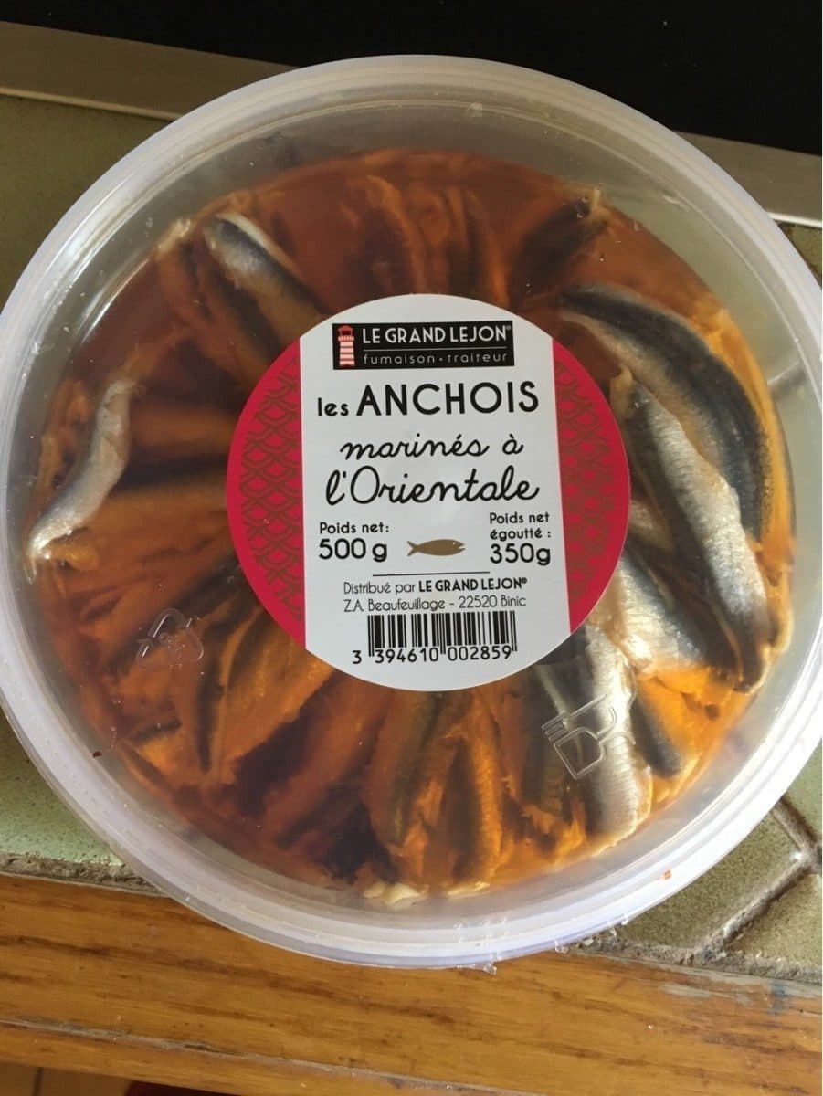 Le Grand Lejon Anchois marines à l'orientale packshot