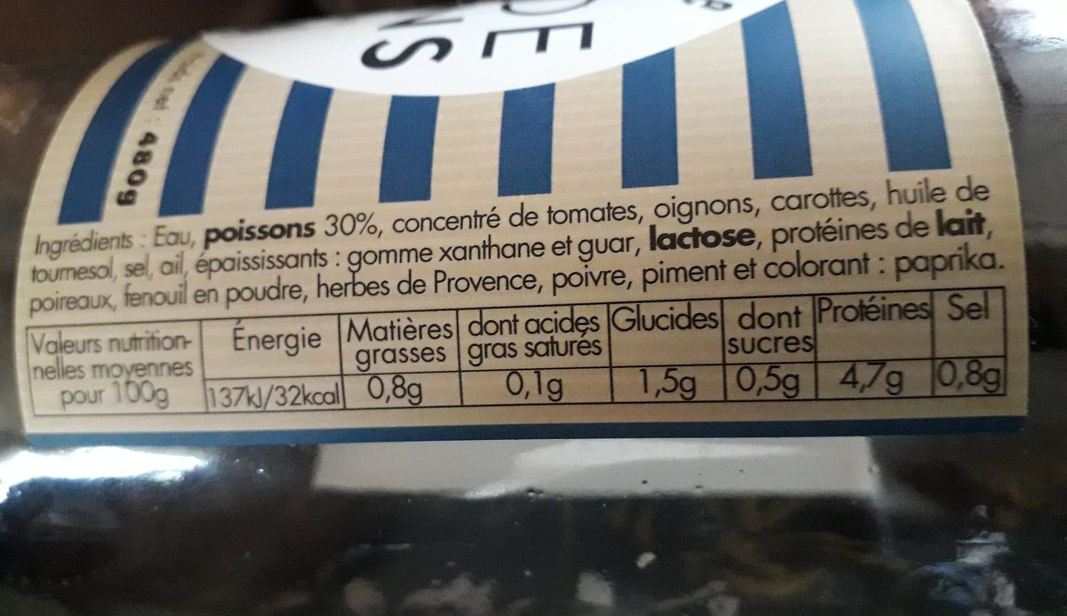 Le Père Eugène Soupe de poissons packshot