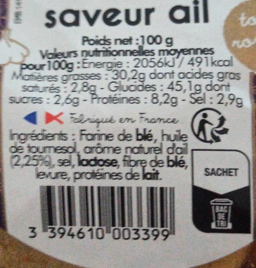 Le grand lejon Croutons aromatises a l'ail LE GRAND LEJON packshot