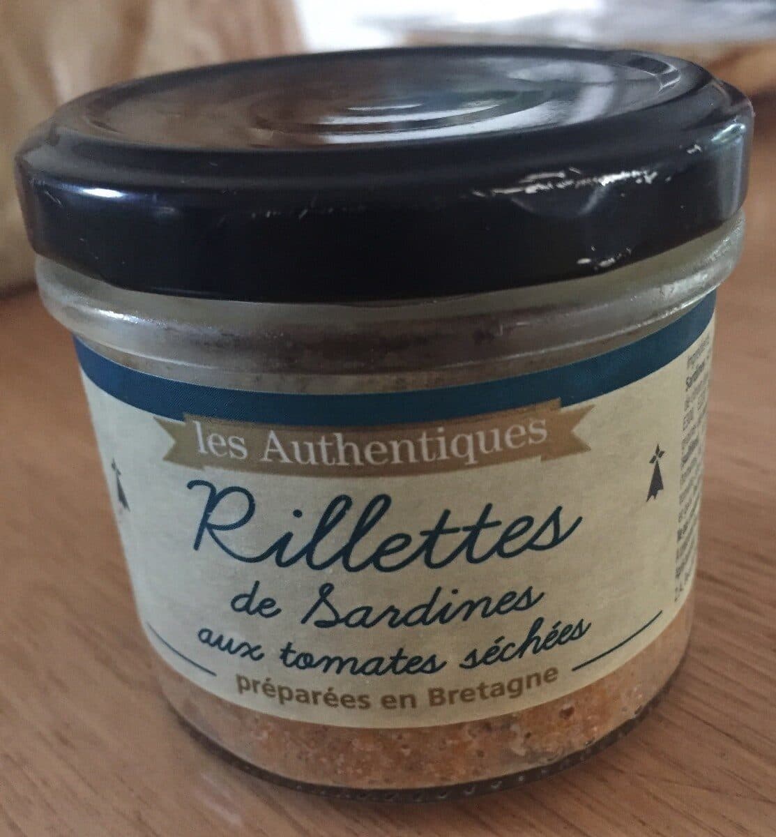 LES AUTHENTIQUES Rillettes de Sardines aux tomates séchées packshot