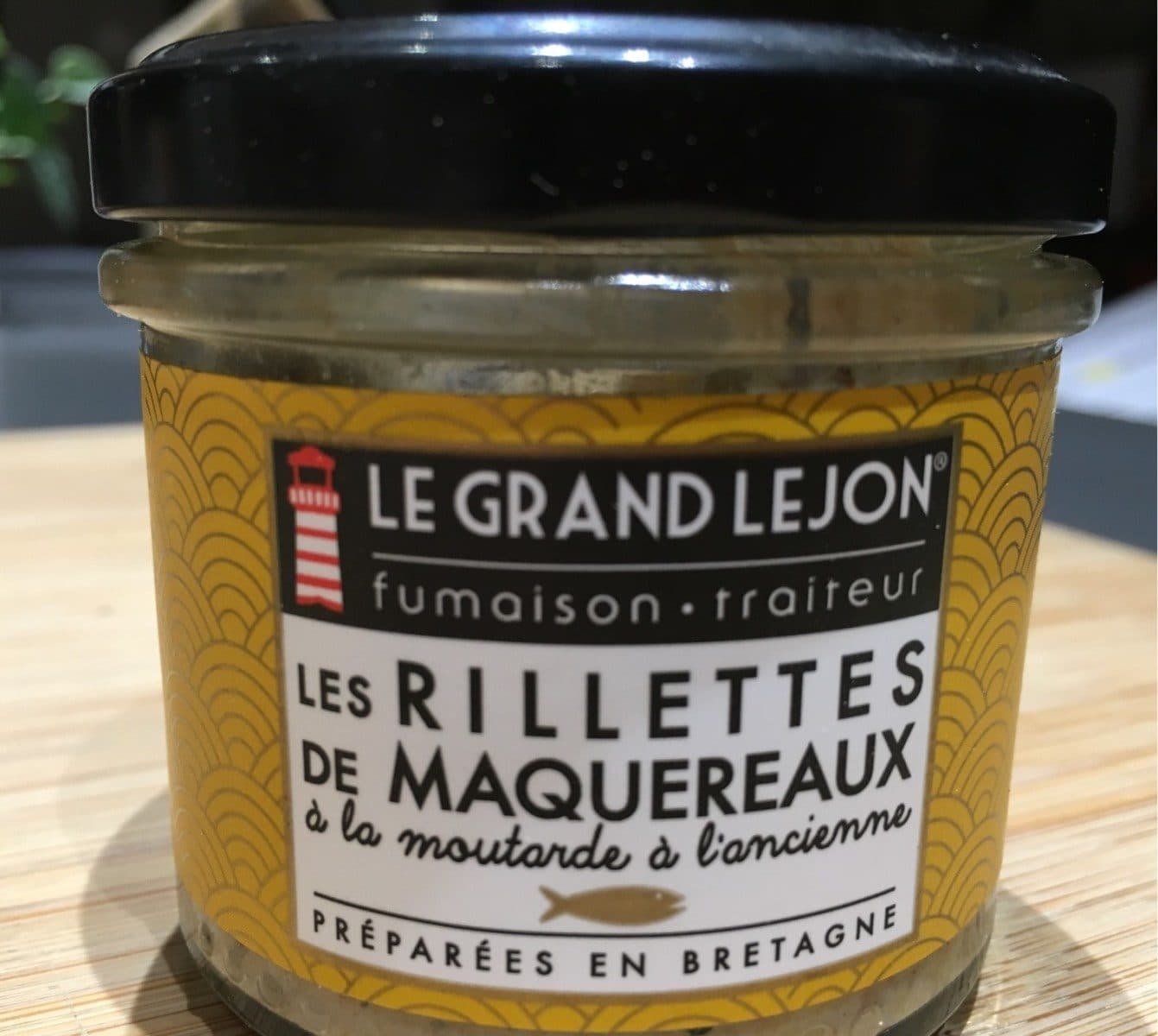 Le Grand Lejon Rillettes de maquereaux à la moutarde ancienne packshot