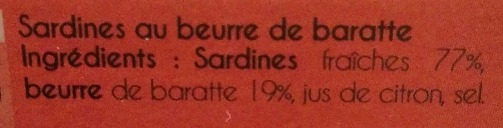 Le Grand Lejon Sardines beurre de baratte à poêler packshot