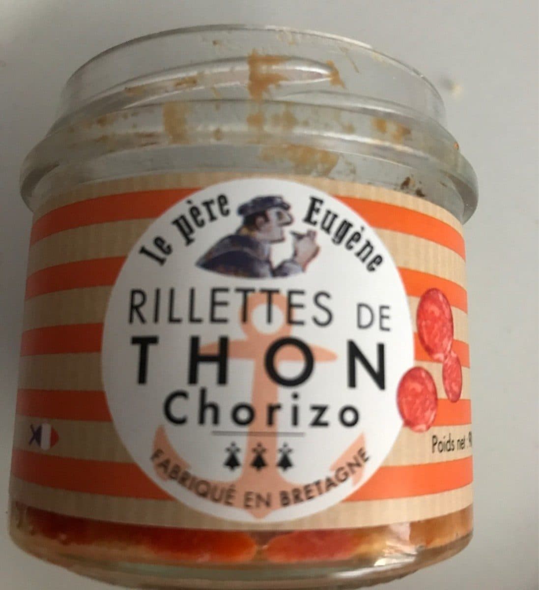 Le Père Eugène Rillettes de thon chorizo packshot