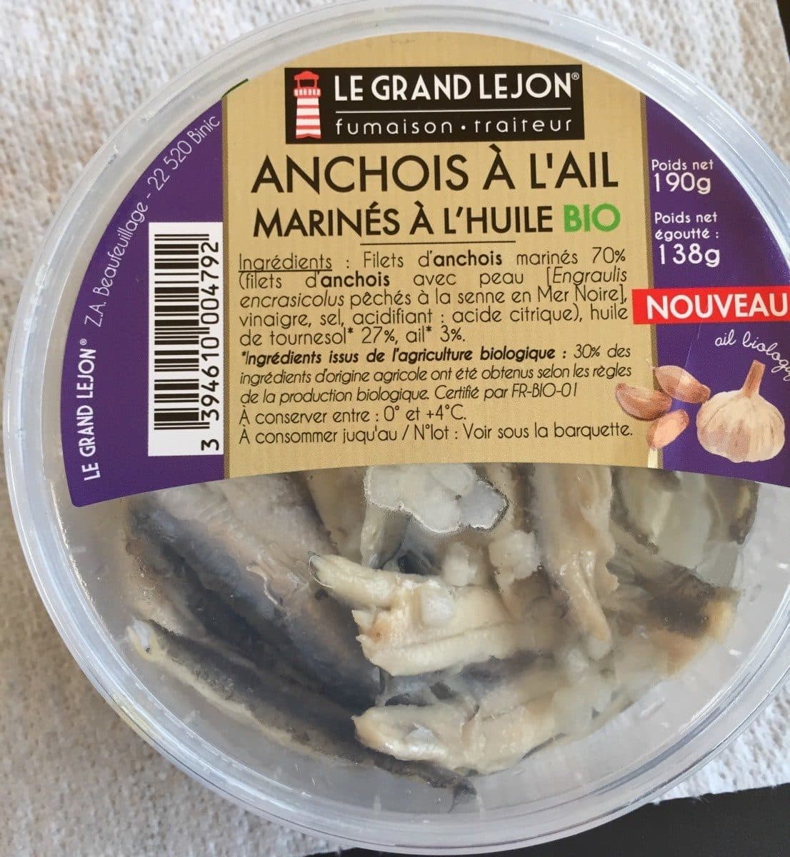 Le Grand Lejon Anchois a l'ail packshot