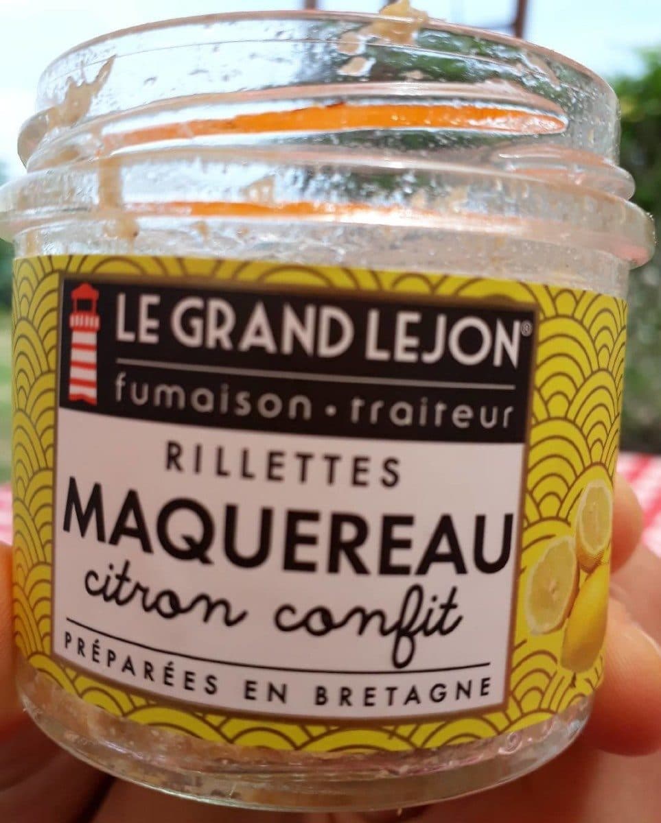 Le grand lejon Rillettes maqueron citron confit packshot