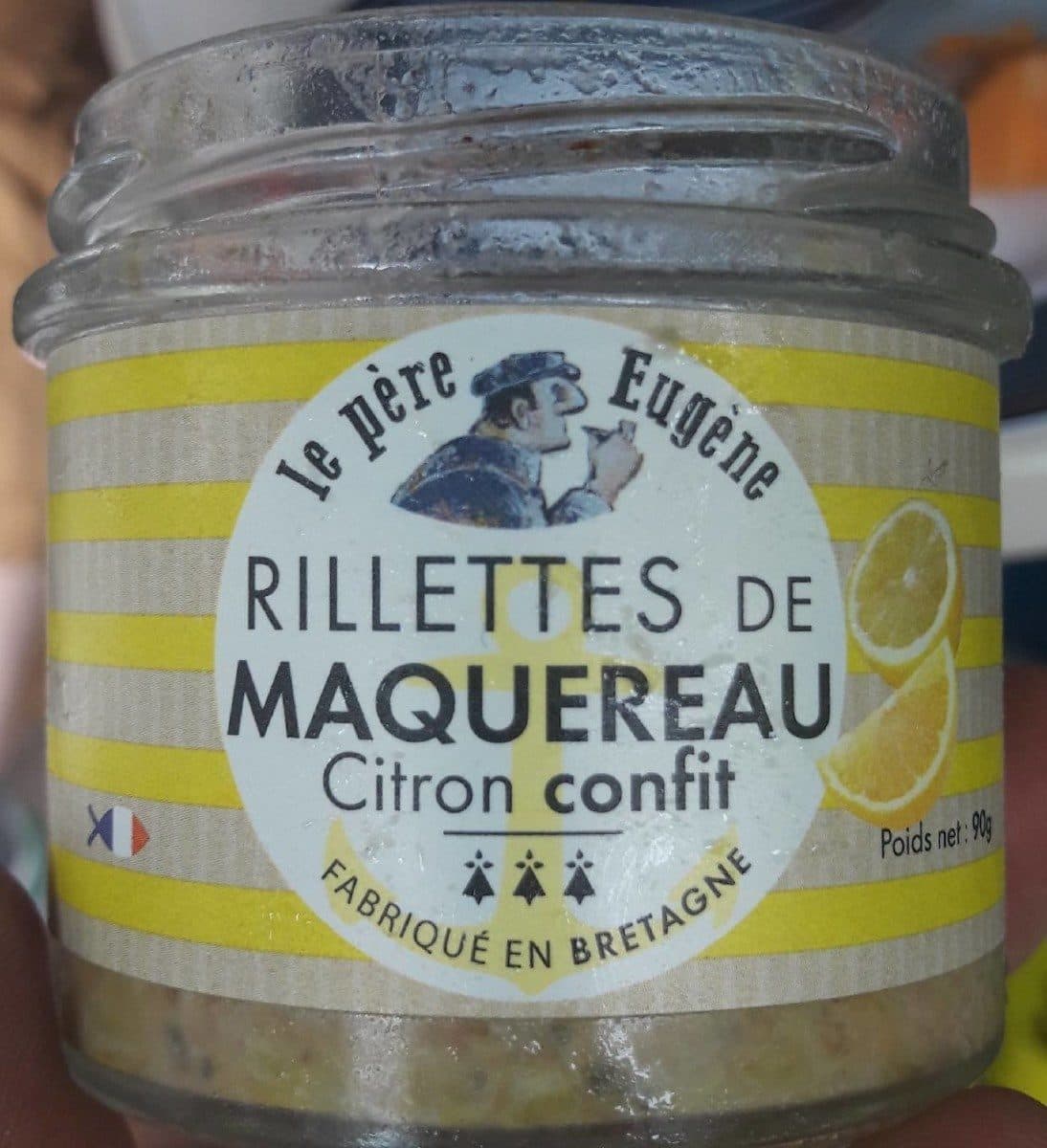Le Père Eugène Rillettes de maquereau citron confit packshot