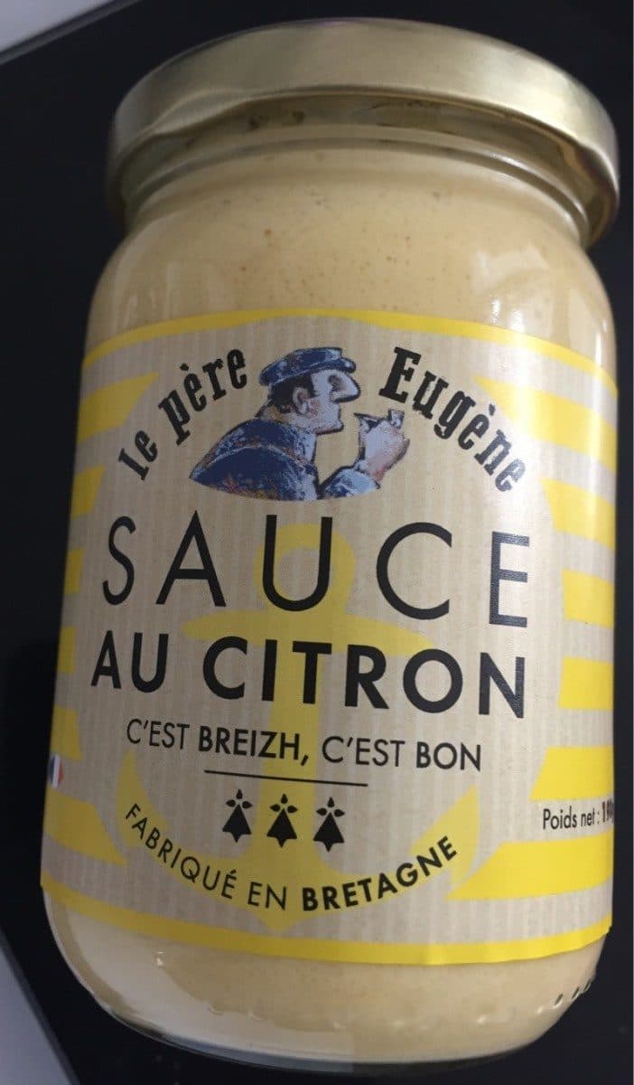 Le Père Eugène Sauce au citron packshot