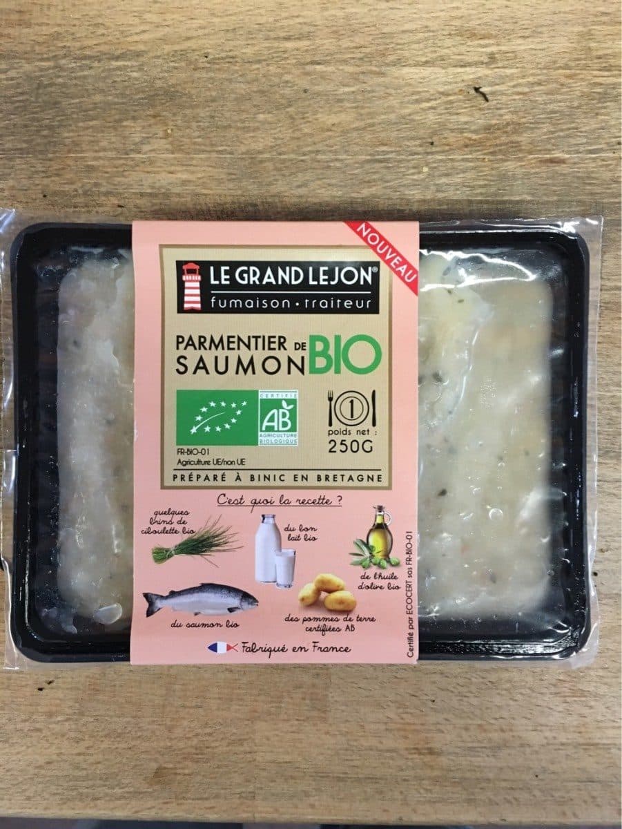 Le Grand Lejon Parmentier de saumon bio packshot