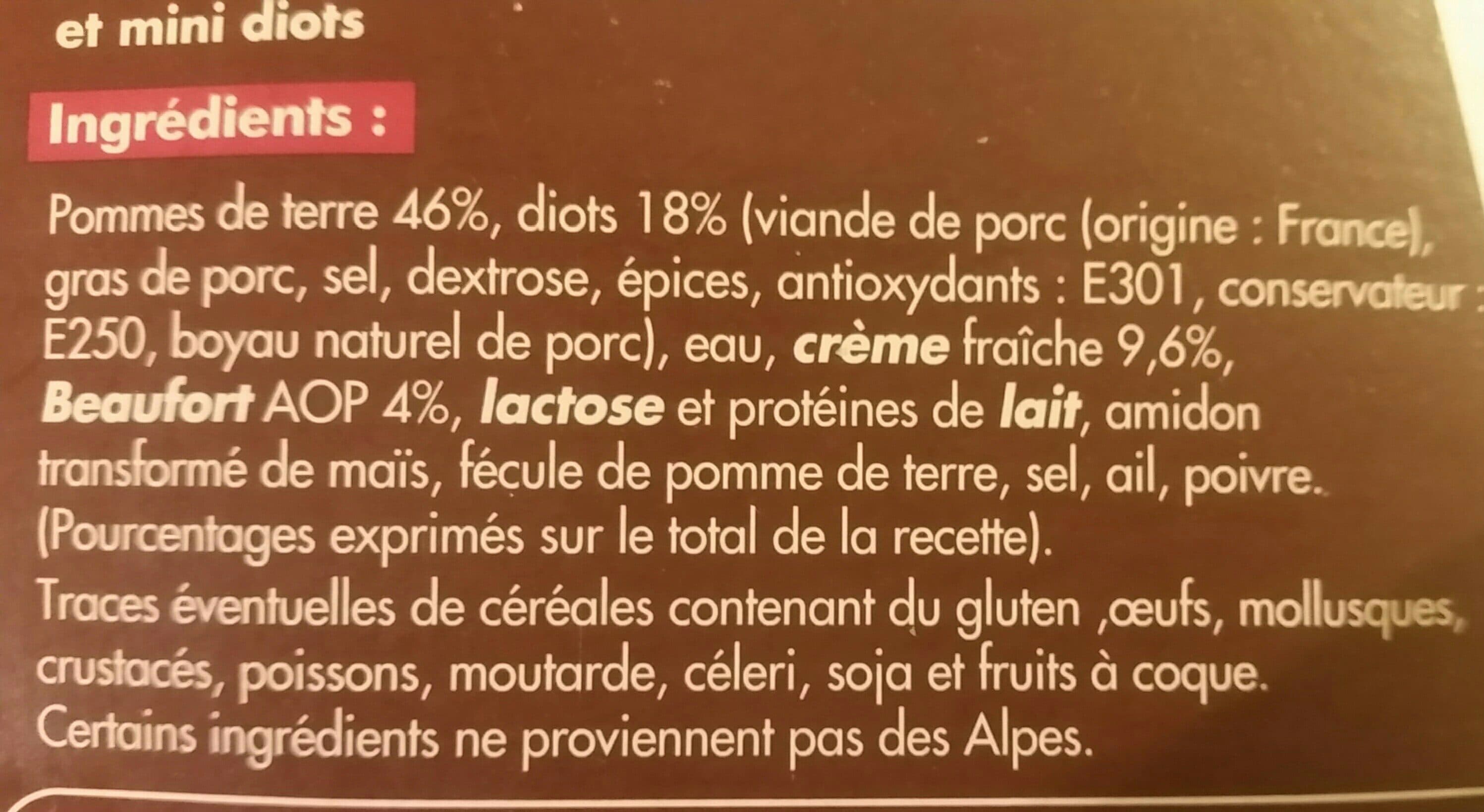 Vanoise Gratin savoyard packshot