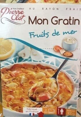 Pierre Clot Mon gratin fruit de mer packshot