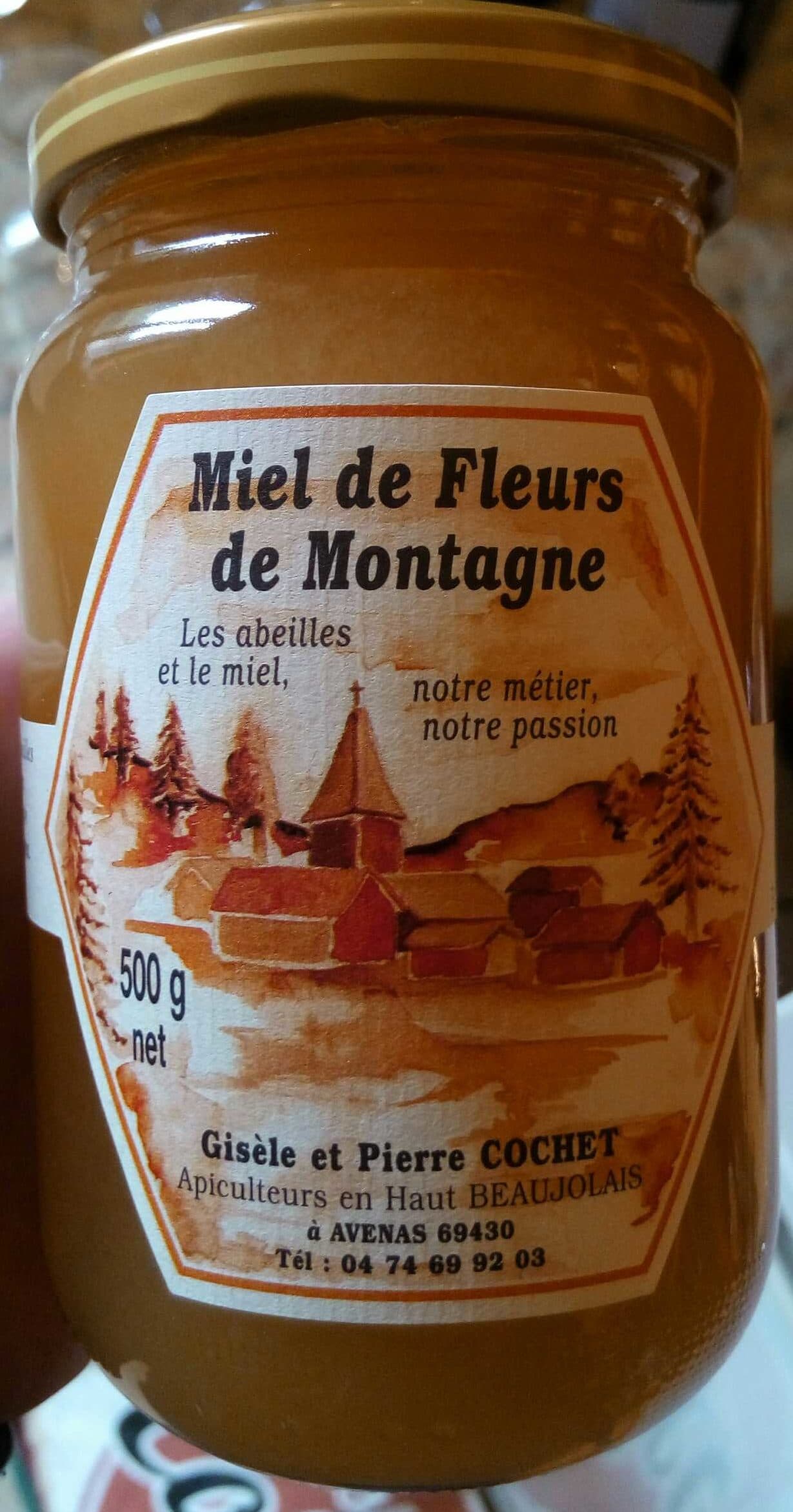 Gisèle et Pierre Cochet Miels de Fleurs de Montagne packshot