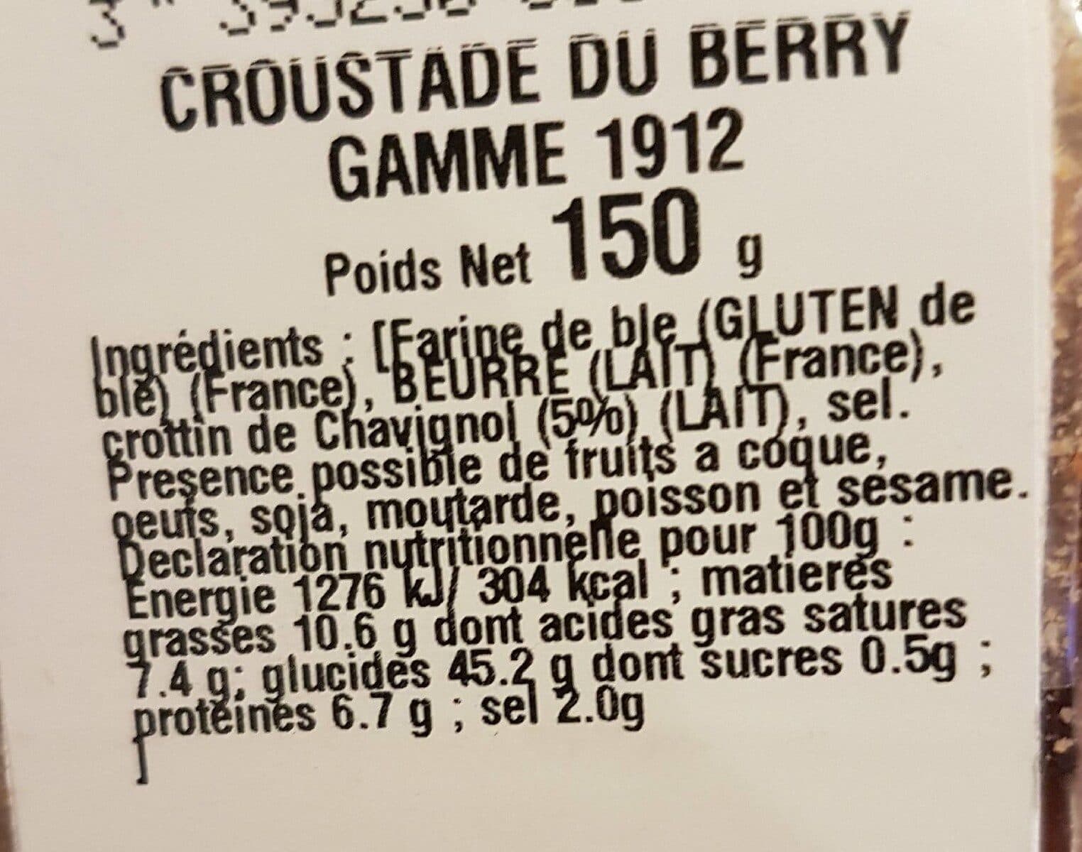 Mercier Croustades du Berry au crottin de packshot