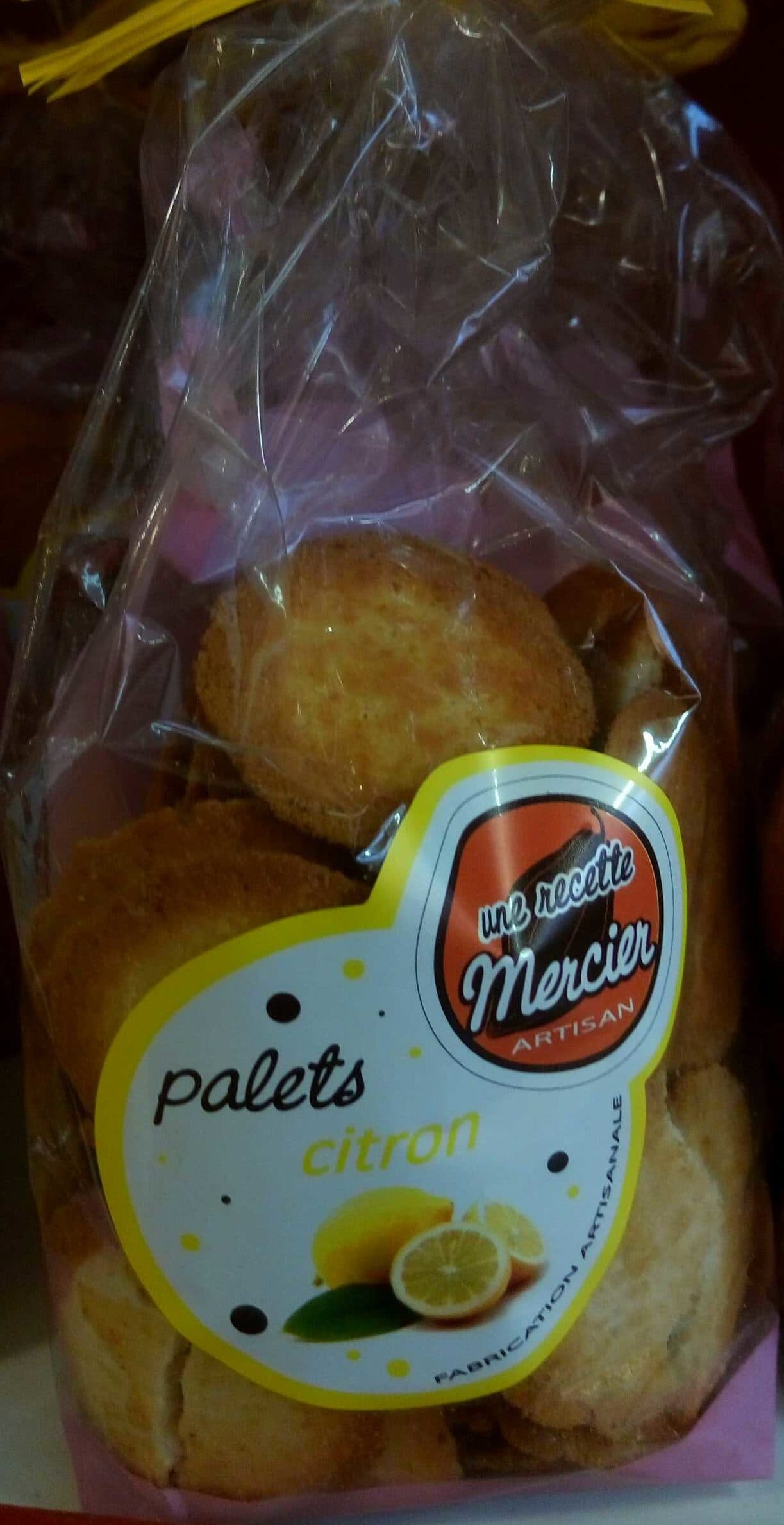 Les Recettes Mercier Palets Citron packshot