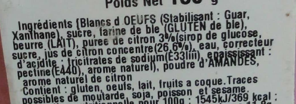 Les Recettes Mercier Palets Citron packshot