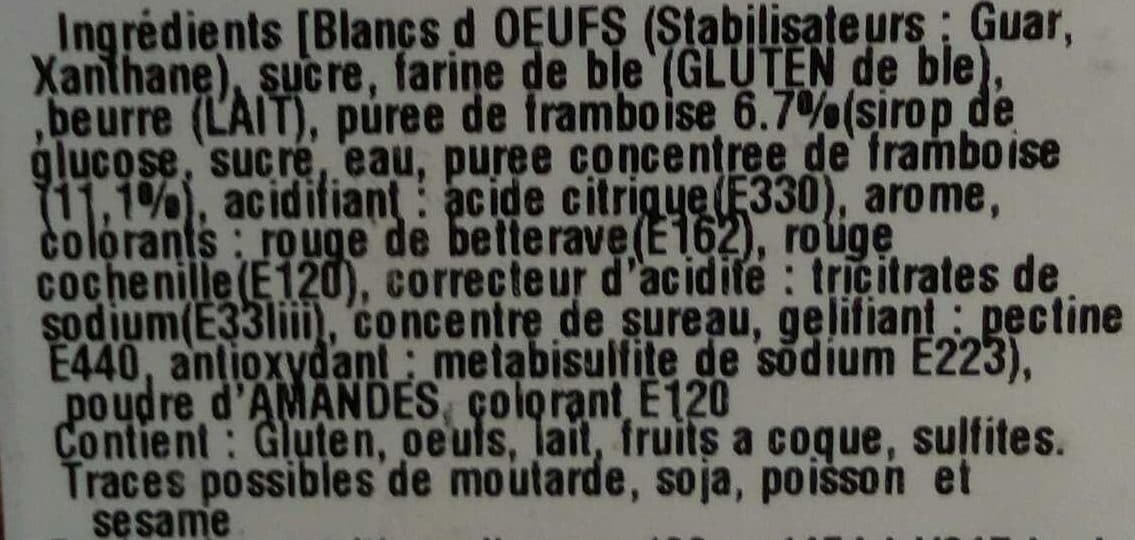 Mercier Palets aux amandes framboise packshot