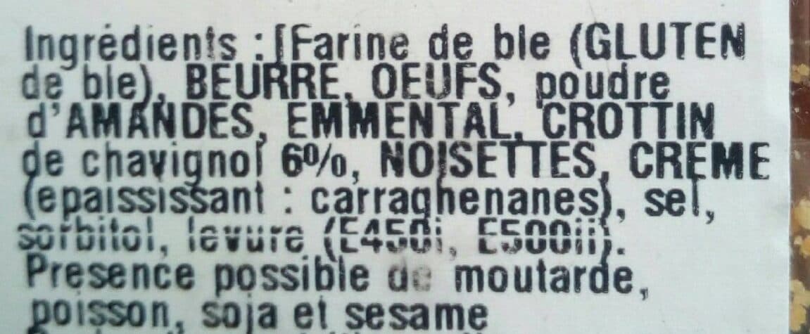 Mercier Sablés apéritif au crottin de Chavignol fermier packshot