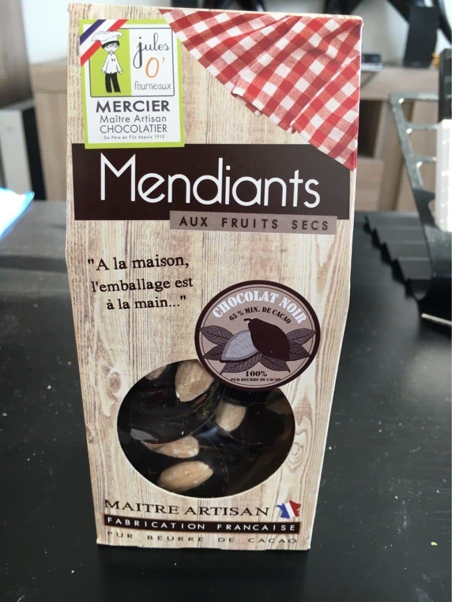 Mercier Mendiants aux fruits secs packshot