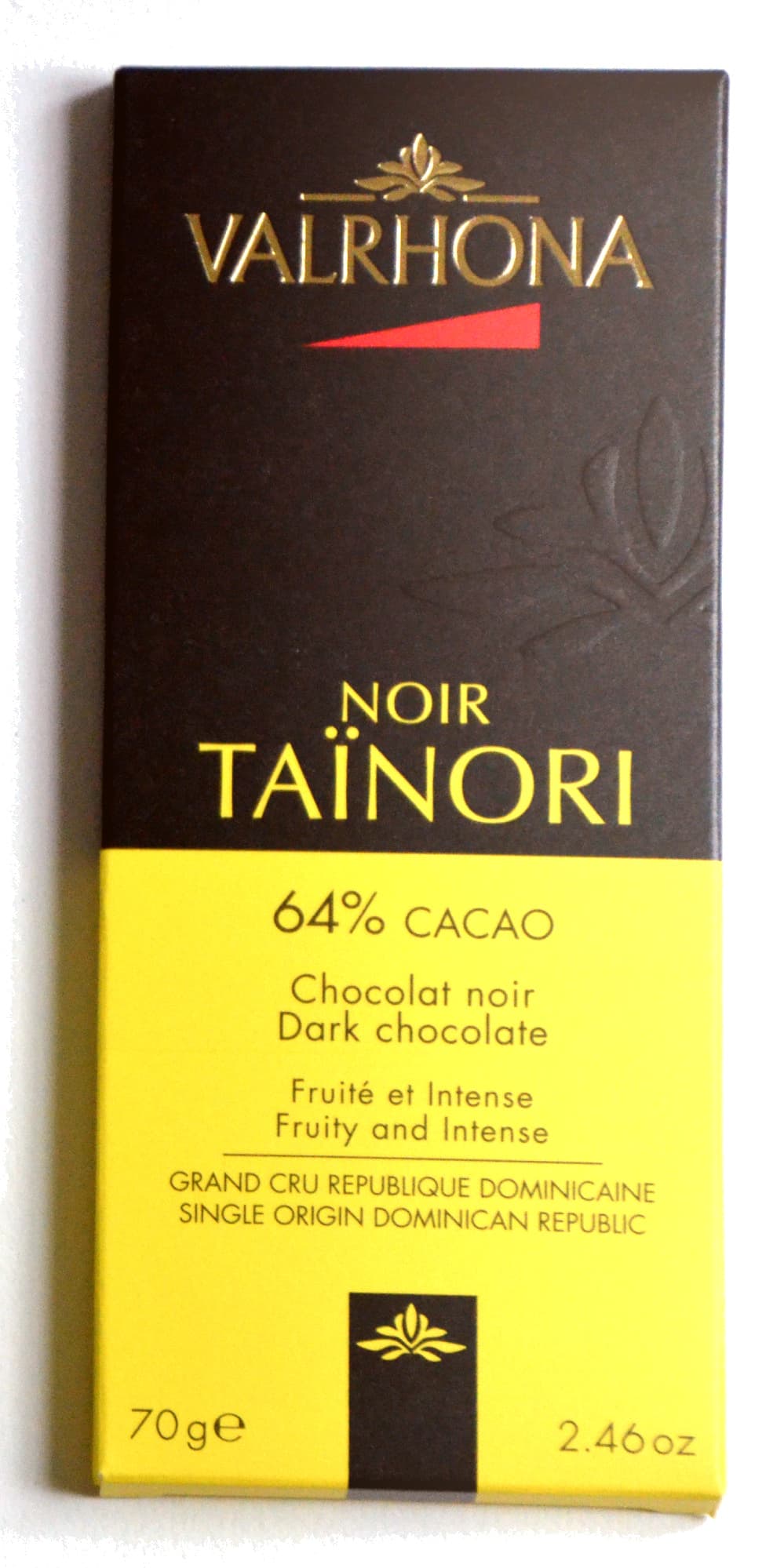 Valrhona Noir Taïnori 64 % packshot