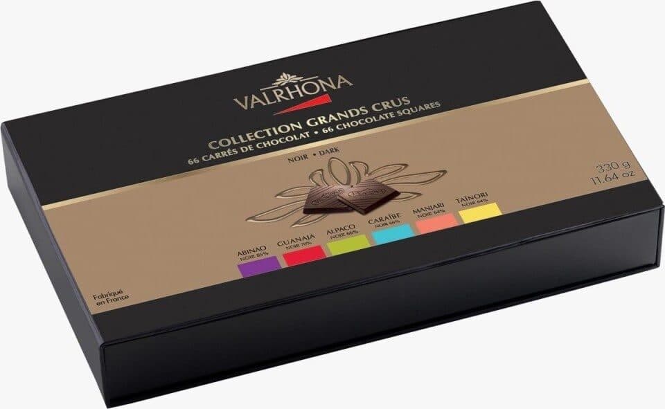 Valrhona 66 Carrés De Chocolat Noir Collection Grands Crus packshot