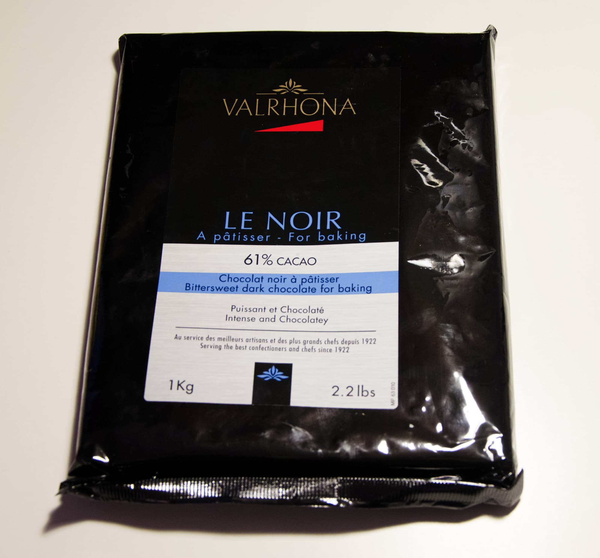 Valrhona Le noir à pâtisser packshot