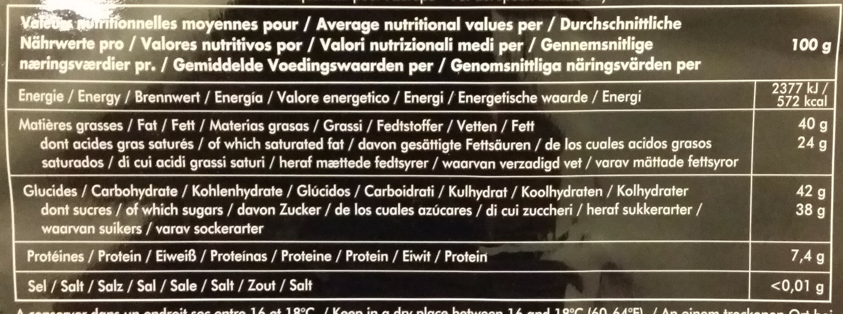 Valrhona Le noir à pâtisser packshot