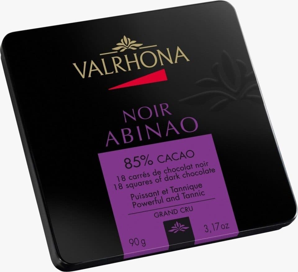Valrhona 18 Carrés De Chocolat Noir - Abinao Noir packshot