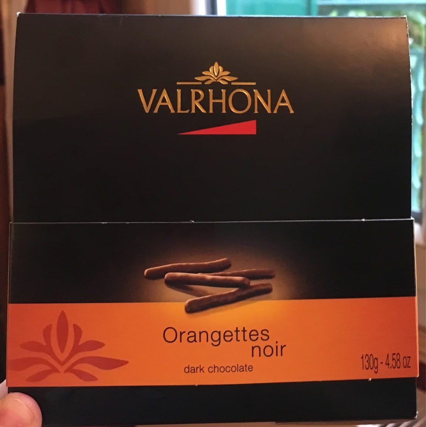 Valrhona Ballotin Orangettes Noir packshot
