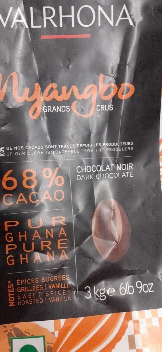 Open Food Facts Valrhona Nyangbo 68% packshot