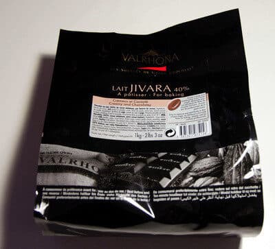 Valrhona Chocolat Lait Jivara 40% packshot