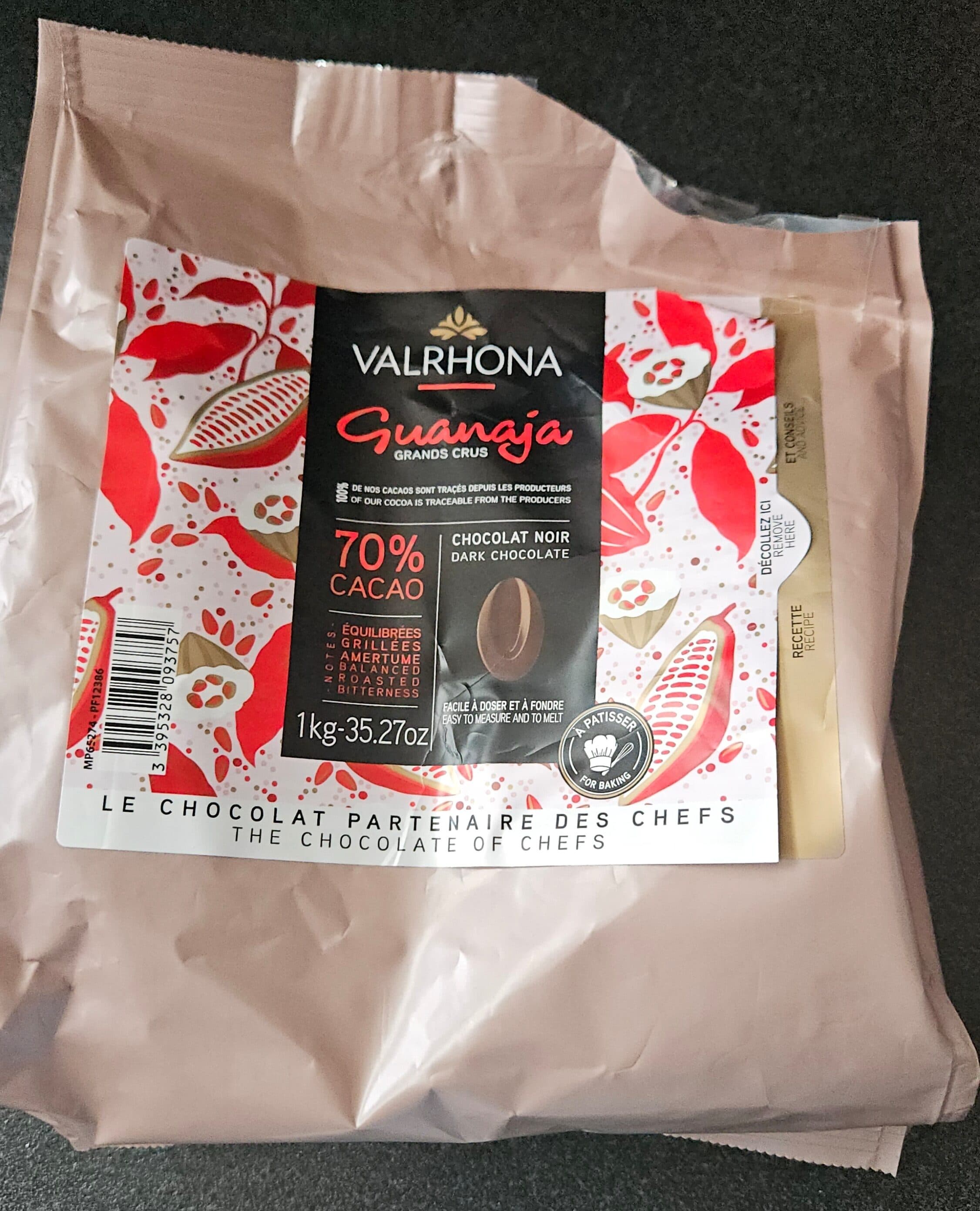 Valrhona Noir GUANAJA70 % packshot