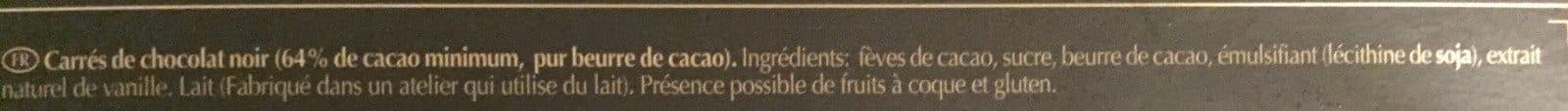 Valrhona 52 Carrés De Chocolat Noir Grands Crus Origine packshot