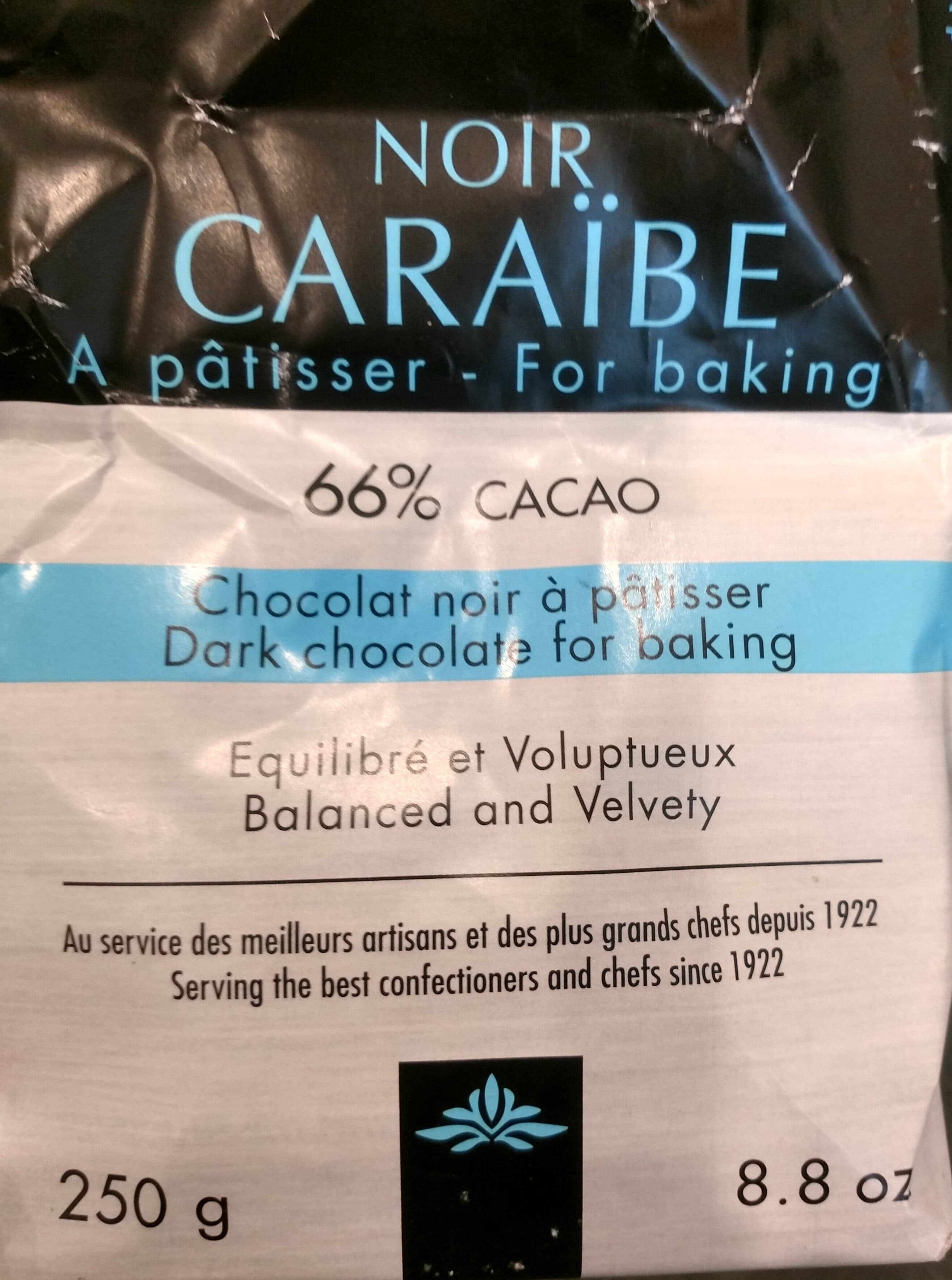 Valrhona Chocolat Noir à Pâtisser packshot