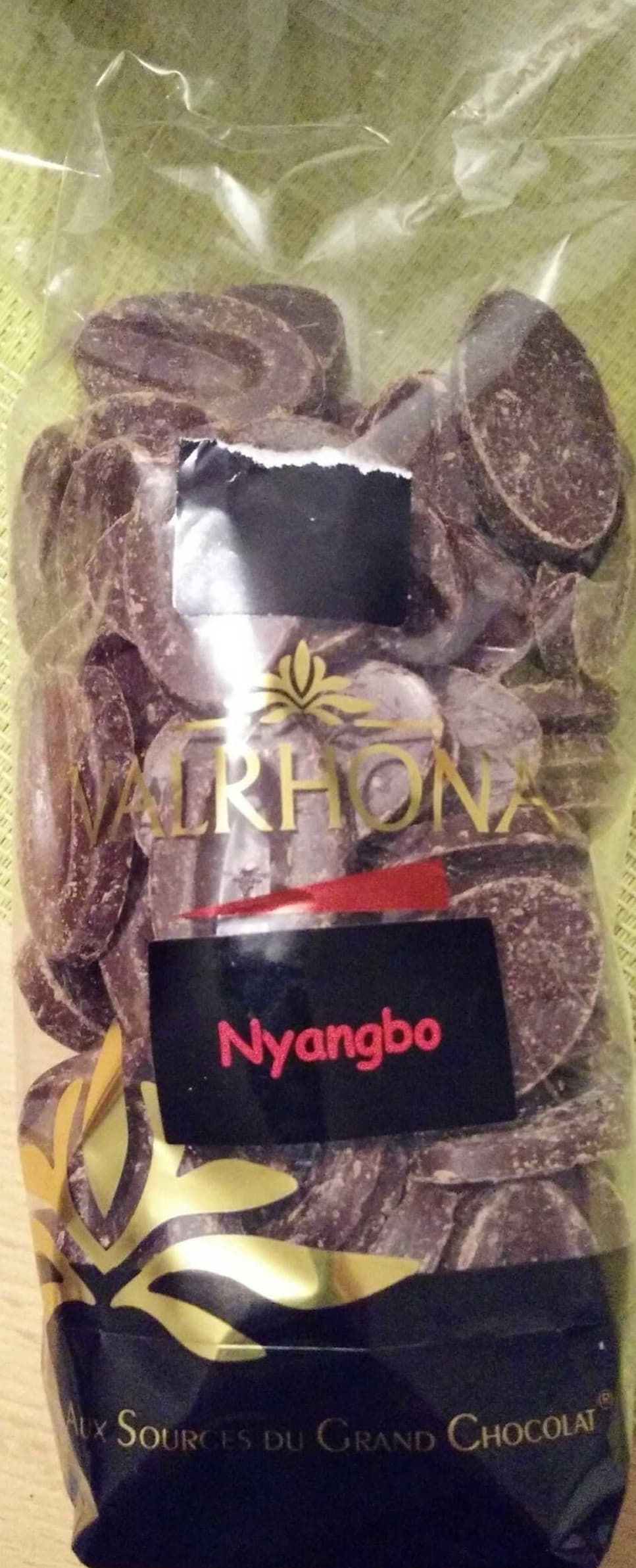 Valrhona Chocolat noir Nyangbo packshot