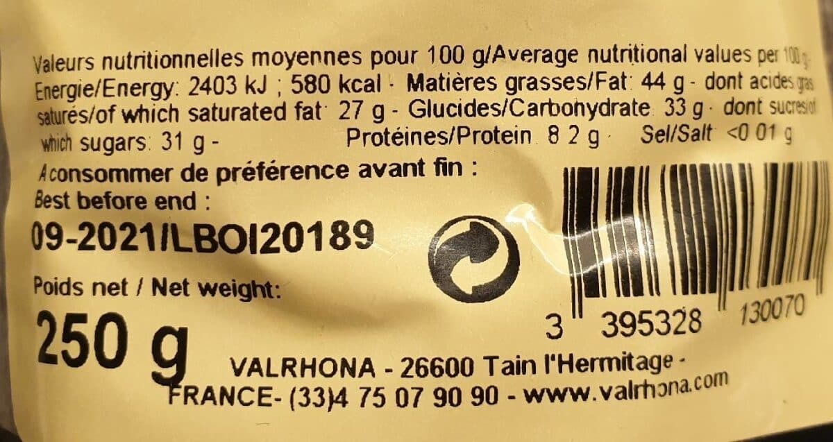 Valrhona Araguani packshot