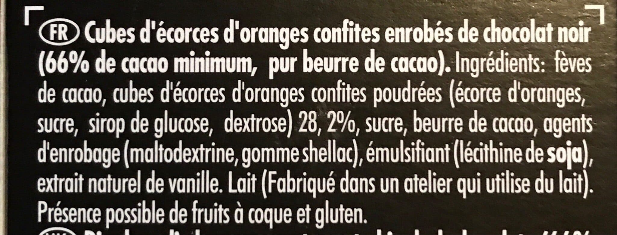 Open Food Facts Valrhona - Mini Orangettes - Grand Cru Chocolat Noir packshot