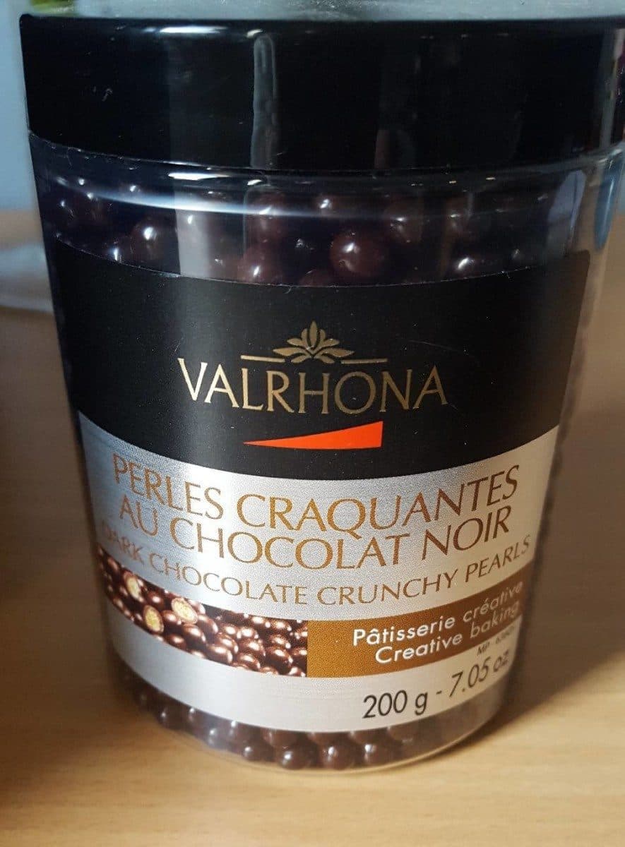 Valrhona Perles craquantes au chocolat noir packshot