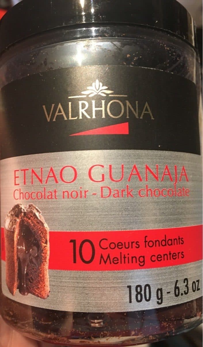 Valrhona Coeur fondant Etnao Guanaja packshot