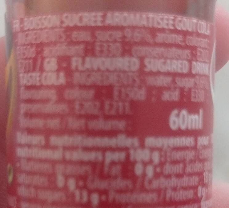 Open Food Facts Bibi Cola 60ml packshot