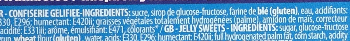 Fizzy Bandeaux citriques goût Framboise packshot
