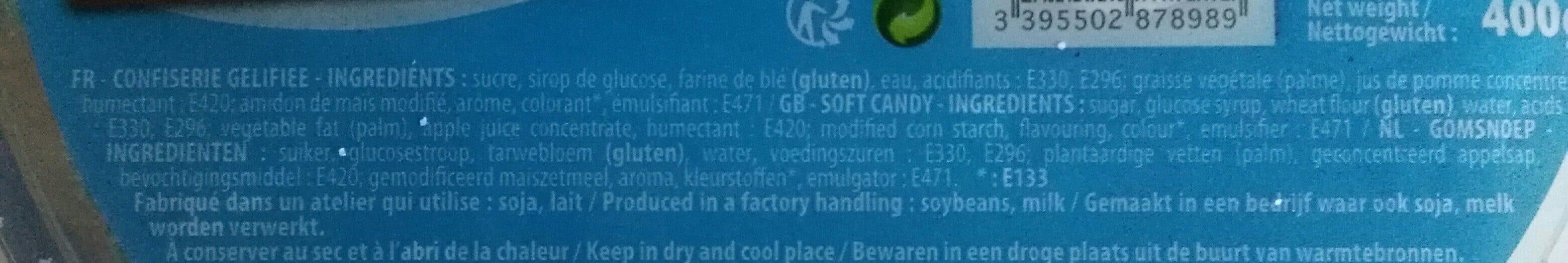 Open Food Facts Lassos Citrique goût framboise packshot